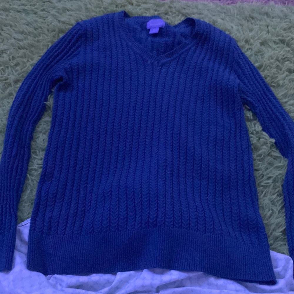 Dark teal sweater